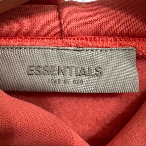 NWT Essentials Fear of God Coral Hoodie and Shorts Set Size Small Streetwear - Picture 9 of 16